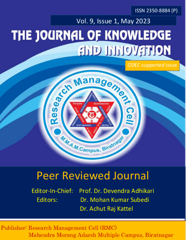 The Journal of Knowledge and Innovation