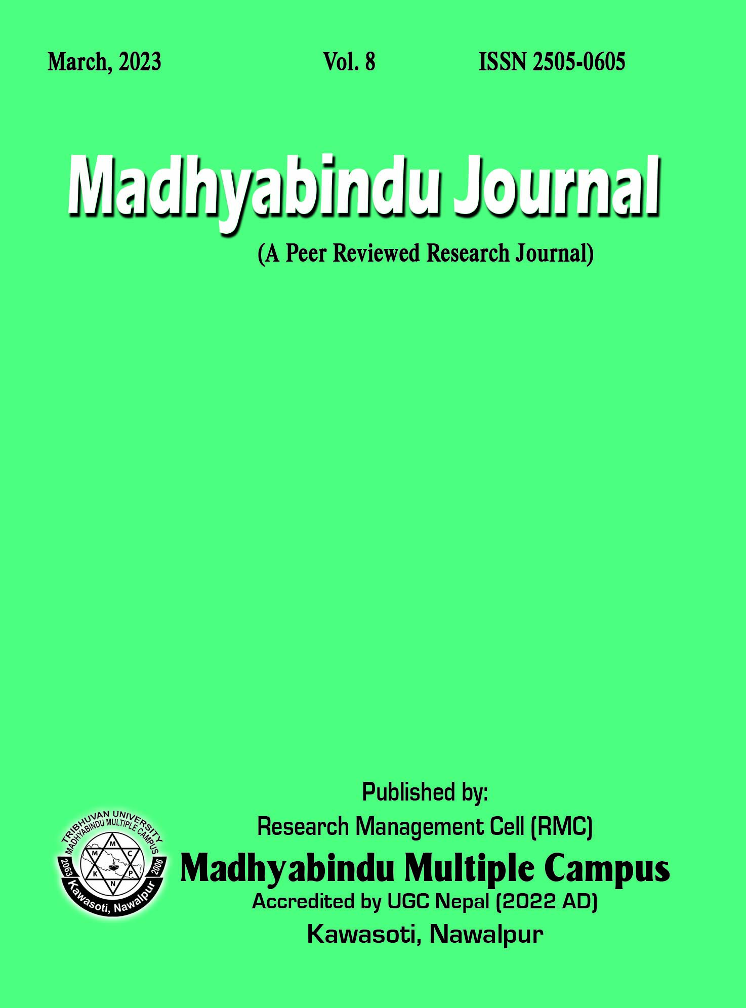 Cover Madhyabindu