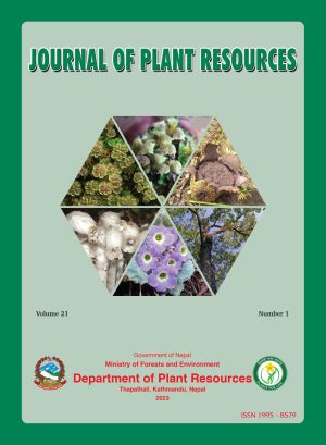 Cover of Bulletin of the Department of Plant Resources